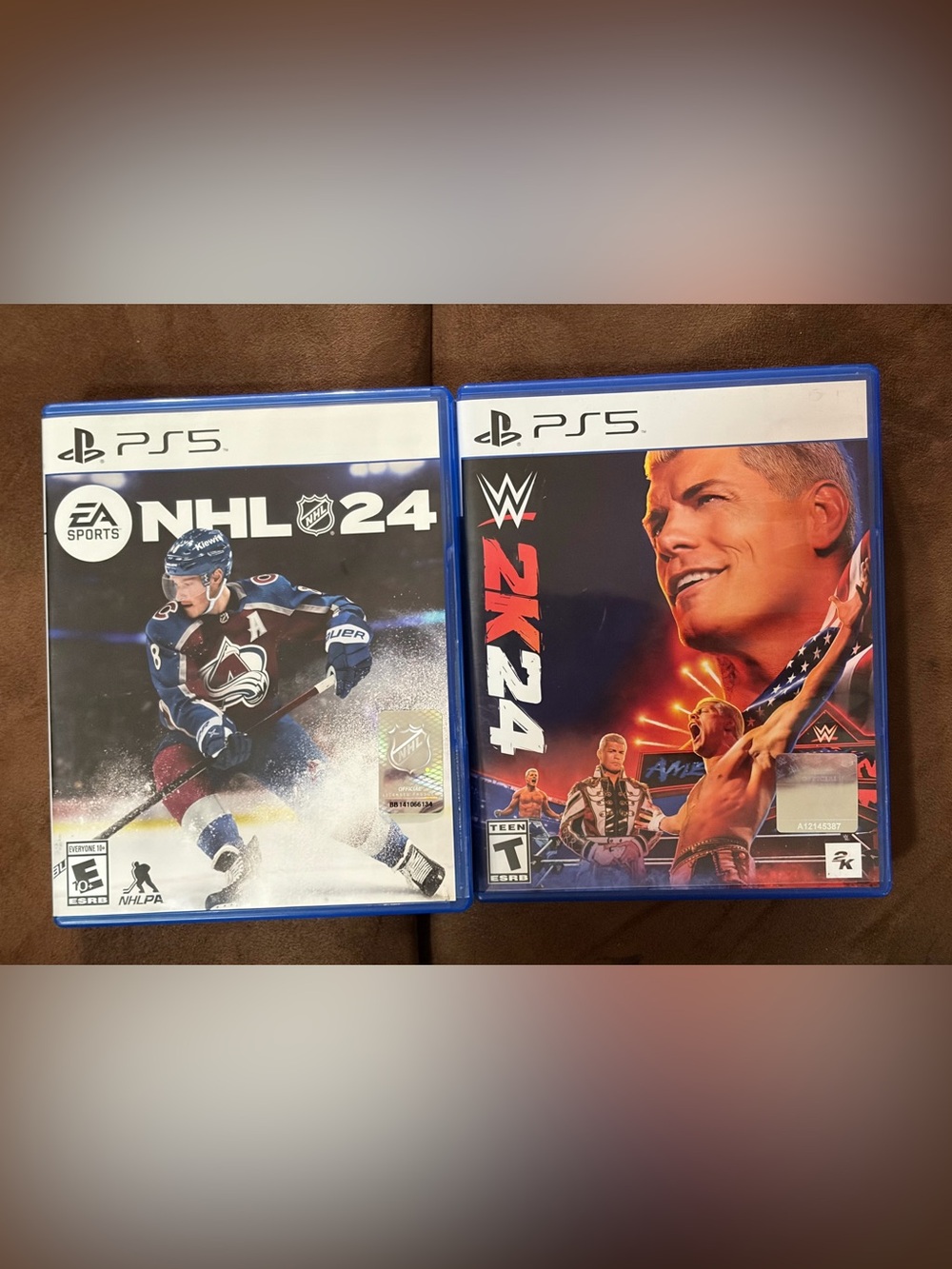 EA Sports - Sony PlayStation 5 (PS5) - NHL 24 & WWE 2K24 Bundle - Open/Like New